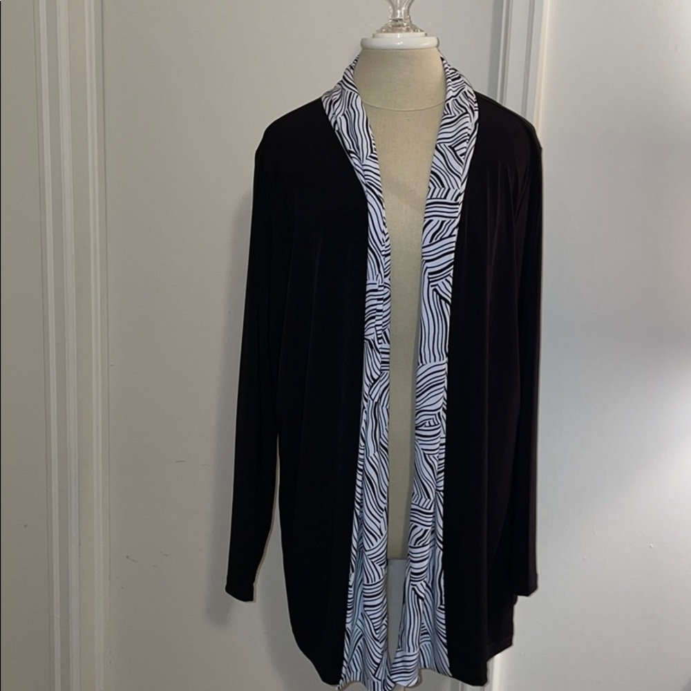 Black cardigan